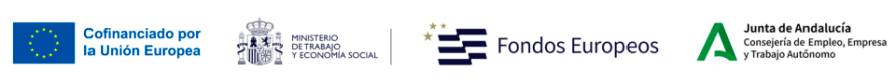 Proyecto cofinanciado por la UE, Fondos Europeos y Junta de Andalucía